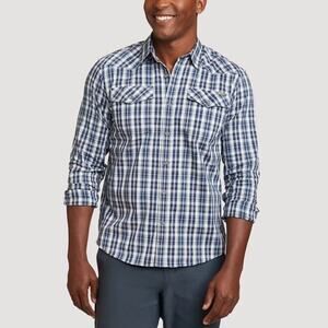 Eddie Bauer Adventure Long Sleeve Button Up Shirt US Men's L